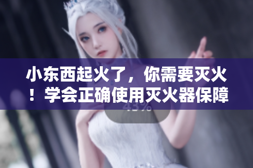 小东西起火了，你需要灭火！学会正确使用灭火器保障安全