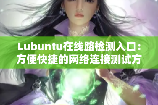 Lubuntu在线路检测入口：方便快捷的网络连接测试方式