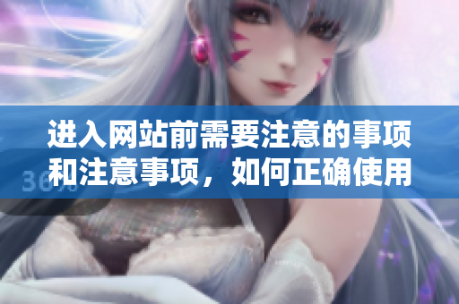进入网站前需要注意的事项和注意事项，如何正确使用浏览器进行网站浏览。