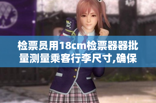 检票员用18cm检票器器批量测量乘客行李尺寸,确保符合上车要求