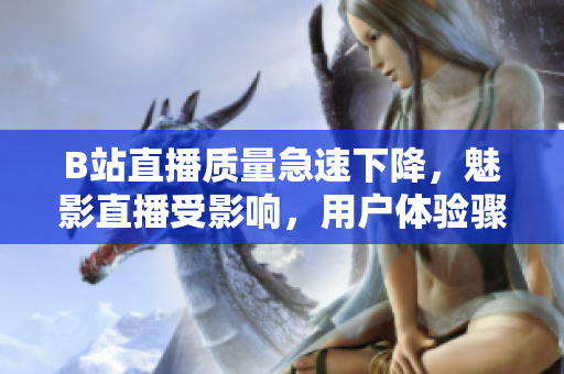 B站直播质量急速下降，魅影直播受影响，用户体验骤降