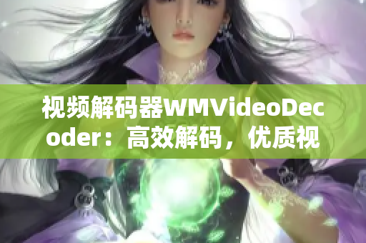 视频解码器WMVideoDecoder：高效解码，优质视频体验