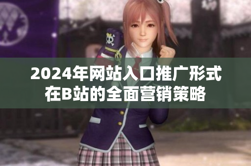2024年网站入口推广形式在B站的全面营销策略