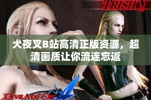 犬夜叉B站高清正版资源，超清画质让你流连忘返